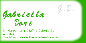 gabriella dori business card